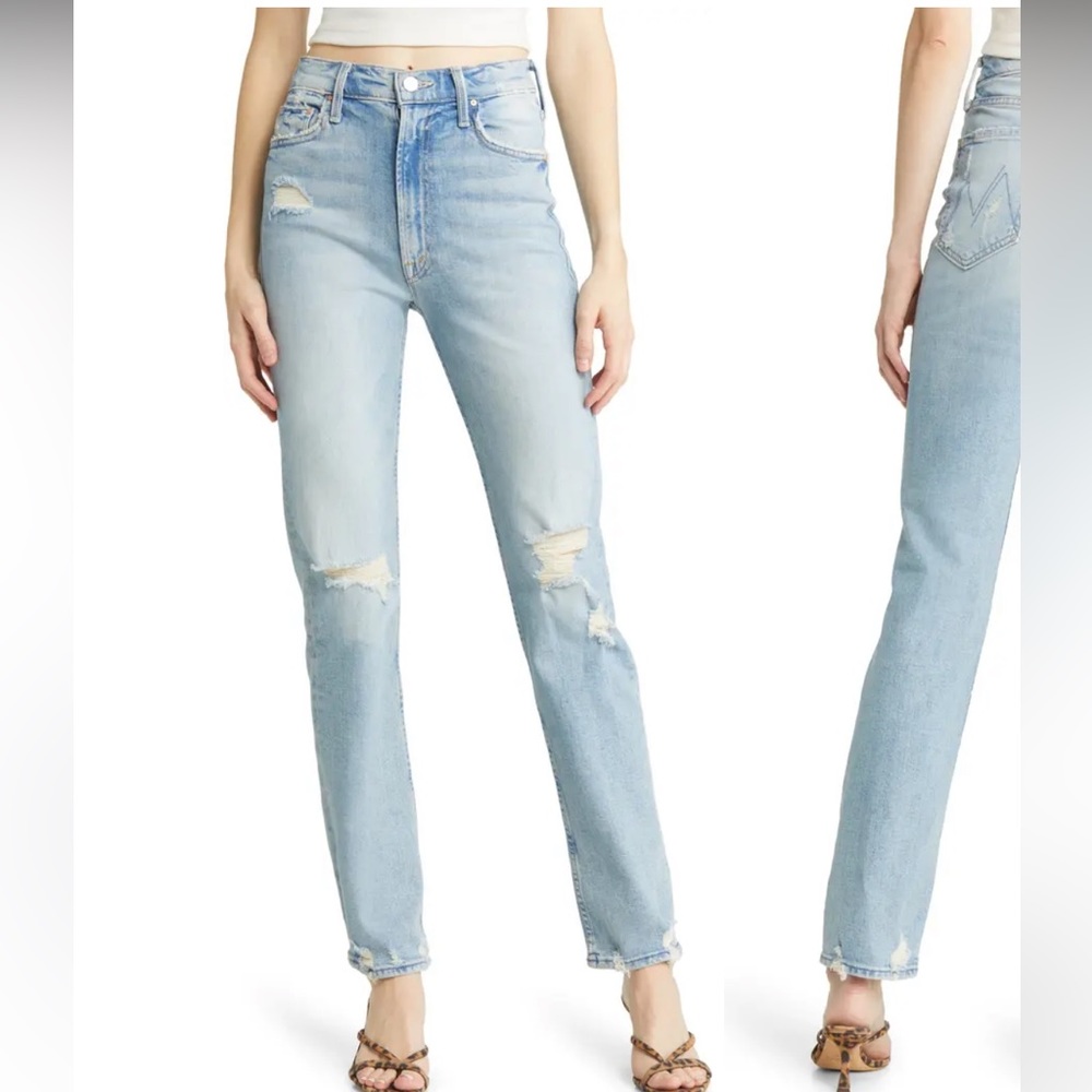 Mother Jeans: high waisted rider skimp